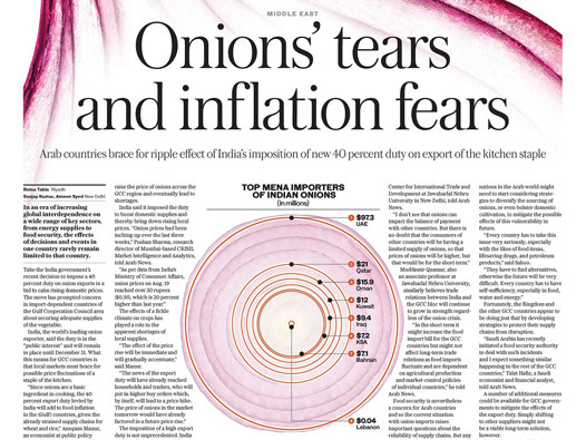 Onions’ tears and inflation fears