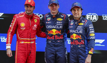 Verstappen takes pole position for F1 Australian GP, resurgent Carlos Sainz also in front row