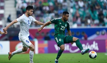Saudi arabia are out of the 2024 AFC U-23 Asian Cup after a 2-0 loss to Uzbekistan. (X/@SaudiNT)