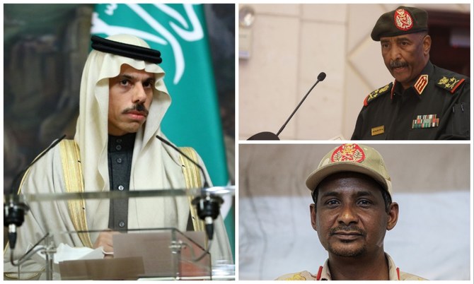 Saudi FM discusses developments in Sudan with army chief, RSF leader